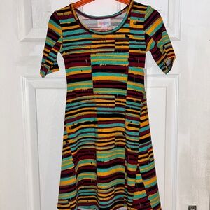 LuLaRoe Adeline Dress Size 6 Girls NWT